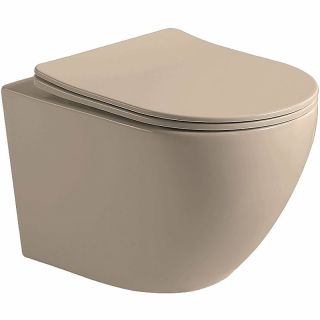 Унитаз Vincea Globo VT1-14SMC подвесной капучино матовый с сиденьем Микролифт