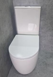 Унитаз CeramaLux TR2176 с бачком и сиденьем Микролифт