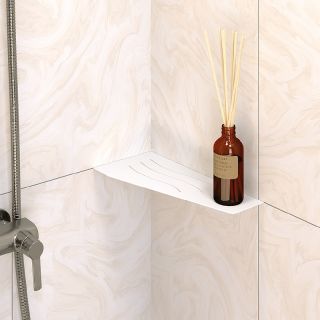 Металлическая полка RGW MT-01W 49279901-01 угловая Белая