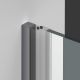 Душевая дверь Vincea Alpha VDP-3AL800CLGM , вороненая сталь, стекло прозрачное