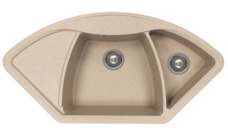Кухонная мойка Florentina Гави песочный