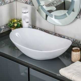 Накладная раковина Melana 320354-805 60см белый