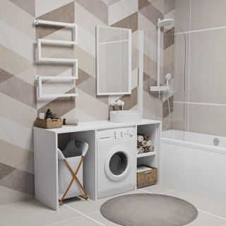 Полотенцесушитель электрический Indigo Sparta DGS80-50WMRt 80x50 см белый матовый