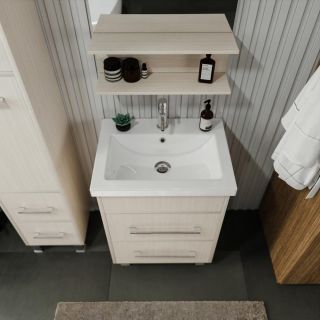 Тумба под раковину Бриклаер Чили 4627125414992 60 см светлая лиственница