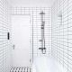 Душевая стойка Swedbe Hermes 5116B с термостатическим смесителем для ванны чёрный