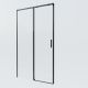Душевая дверь Vincea Soft 2 VDS-3SO2120CLB, 1200, черный, стекло прозрачное