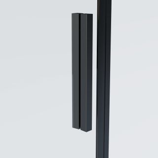 Душевой уголок Vincea Soft 2 VSR-3SO28010CLB, 1000*800, черный, стекло прозрачное