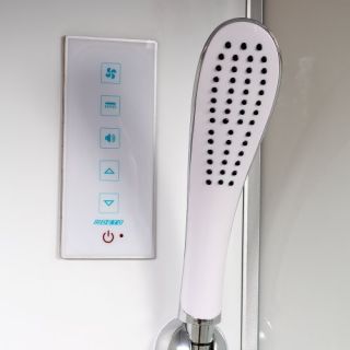 Душевая кабина Deto L 920 L с электрикой  120х80х215 см