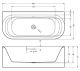 Акриловая ванна Riho Devotion Back2Wall Glossy B096001005 180х80см белый