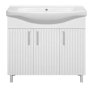 Напольная тумба под раковину Misty Изео Э-Изе01070-021Н 92.8 см белый