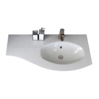 Раковина из искусственного мрамора, правосторонняя Cezares 104x52 50154