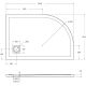 Душевой поддон из искусственного камня BelBagno Uno 120x80 R TRAY-MR-UNO-RH-120/80-550-35-W-R-CR Белый