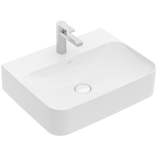 Раковина Villeroy Boch для установки под столешницу, 650 x 400 x 208 mm, Альпийский белый, с переливом, нешлифованный