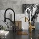 Смеситель для кухни Raglo R86.41.03 со съемным изливом на магните золотой сатин