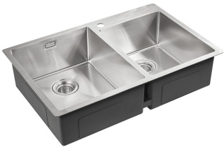 Мойка кухонная Paulmark Bernam PM517851-BS брашированная нержавеющая сталь