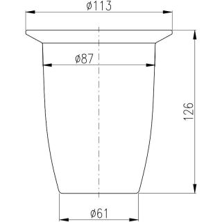Стакан для зубных щеток Rav Slezak SKL003 Белый