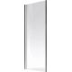 Боковая панель Veconi KP-13, 1100х1950 , хром, стекло прозрачное