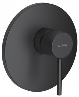 Встраиваемый смеситель для душа Kludi Bozz чёрный матовый 386553976