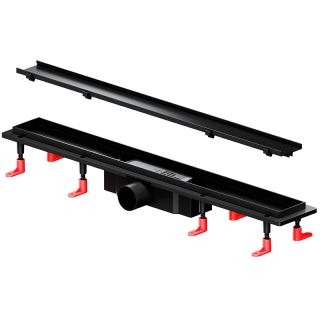 Душевой лоток AM.PM PrimeFlow 70 W02SC-U11-070-04BM с Черной матовой решеткой / под плитку Tile