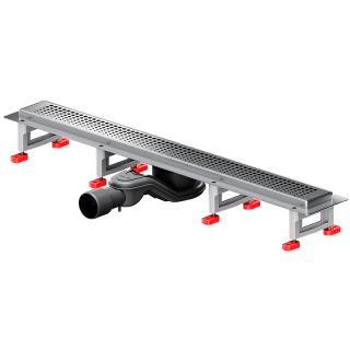 Душевой лоток AM.PM MasterFlow 70 W01SC-P11-070-01SB с решеткой Хром матовый Cut Gradient