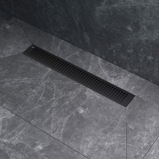 Душевой лоток AM.PM MasterFlow 40 W01SC-P11-040-01SB с решеткой Хром матовый Cut Gradient