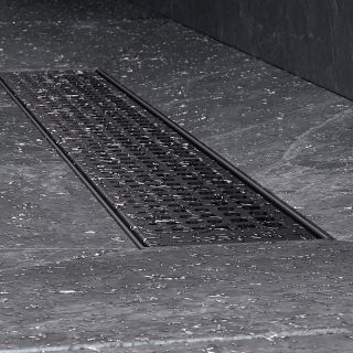 Душевой лоток AM.PM MasterFlow 50 W01SC-P11-050-01BM с Черной матовой решеткой Cut Gradient