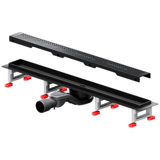 Душевой лоток AM.PM MasterFlow 70 W01SC-P11-070-01BM с Черной матовой решеткой Cut Gradient