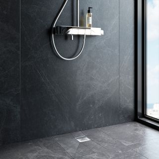 Душевой трап AM.PM MasterFlow 10 W01BD-P11-010-01SB с решеткой Хром матовый Cut Gradient