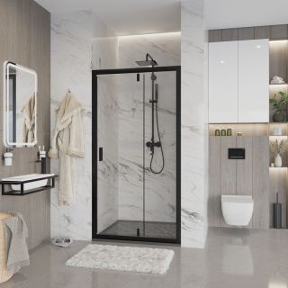 Душевая дверь Niagara NG-83-10AB 100см чёрный/прозрачное