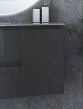 Шкафчик подвесной Cezares с одной распашной створкой, правосторонний, Antacite, 34x40x55, 44223