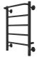 Электрический полотенцесушитель Larusso Прайм П5 40x60см чёрный матовый 4670078536556