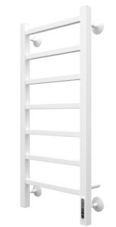 Электрический полотенцесушитель Larusso Астор П7 35x80см белый матовый 4670078536624