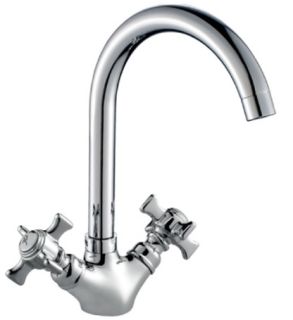 Смеситель для кухонной мойки Rossinka Z02-71 Хром