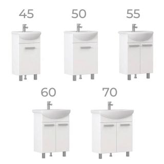 Тумба под раковину напольная Vigo Hoska 230 60 см белый