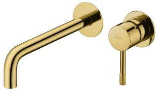 Смеситель встраиваемый Boheme Uno для раковины золото 465-G