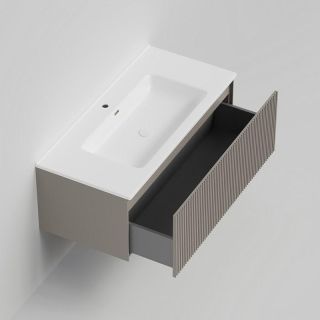 Тумба под раковину La Fenice Terra FNC-01-TER-C-100 бежевая матовая 100 см