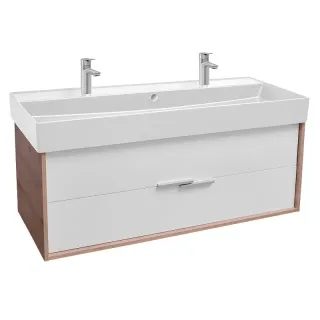 Тумба под раковину Jacob Delafon Vivienne EB1669-E75-J5 120 см дуб давос натуральный/белый блестящий