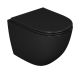 Унитаз подвесной DQ Matrix DT1396025 безободковый чёрный