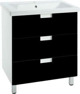 Тумба под раковину Bellezza Пегас 70см чёрный 00000007779