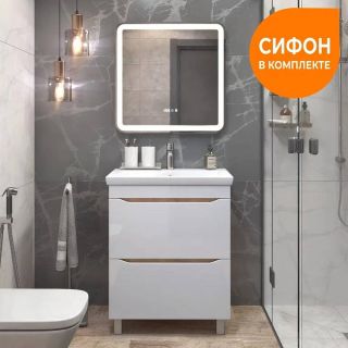 Тумба под раковину напольная Vigo Grani 202 70 см дуб золотой