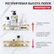 Полка для ванной комнаты Raglo R340.03.03 золотой сатин