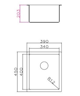 Кухонная мойка Grandex Aqua Proline 39 300062 сатин