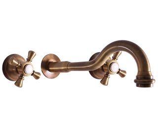 Смеситель для раковины Rav Slezak Morava retro MK331SM бронза