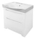 Напольная тумба под раковину Misty Элвис 85см белый