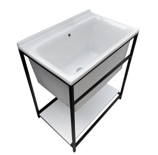 Раковина хозяйственная Kerasan Aquadom 029301*0 75см белый