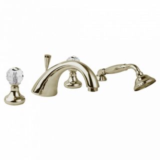 Смеситель на борт ванны с ручным выдвижным душем, бронза Cezares ATLANTIS-BVD-02-Sw/M