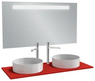 Зеркало с подсветкой Jacob Delafon Parallel EB1418RU-NF 120 см с инфракрасным выключателем и антизапотеванием