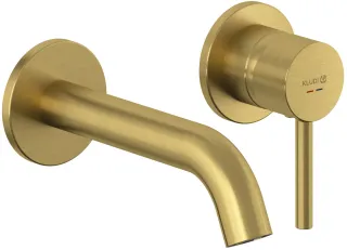 Смеситель для раковины Kludi Bozz 38244N076 брашированное золото