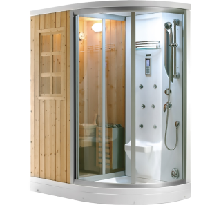 SSWW S618 Душевая кабина с финской сауной 150х150х200