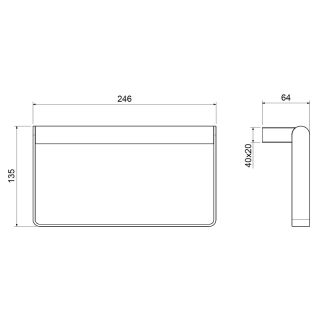 Полотенцедержатель Timo Luiro 18550/17 золото матовое